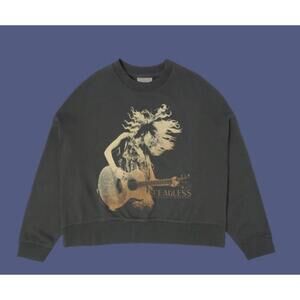 Taylor Swift Fearless "With You I'd Dance" boxy pullover sweater